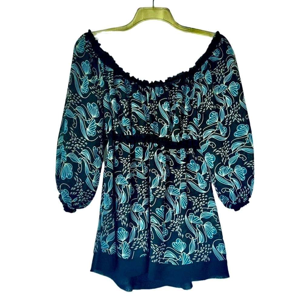 Max Edition Floral Off the Shoulder Top Size L
